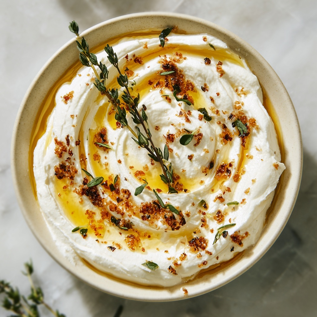Whipped Ricotta Dip with Hot Honey Recipe - Recipe Image