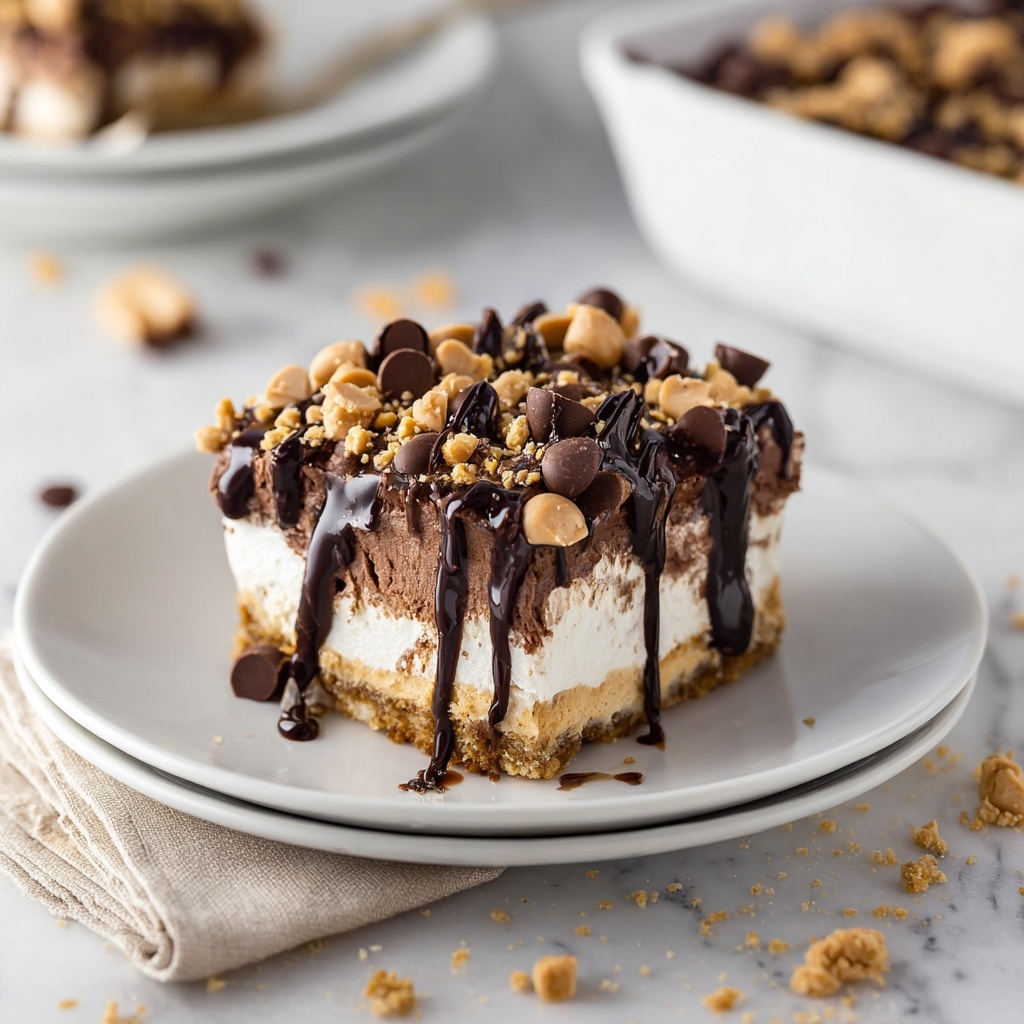 Decadent Peanut Butter Crunch Lasagna Recipe - Recipe Image