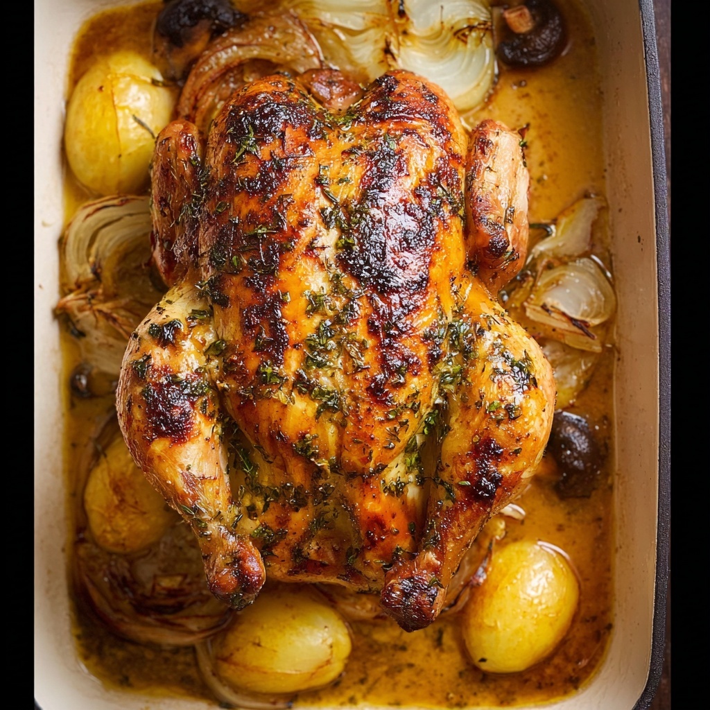 Perfect Roast Chicken with Herb Butter and Lemon Recipe - Recipe Image