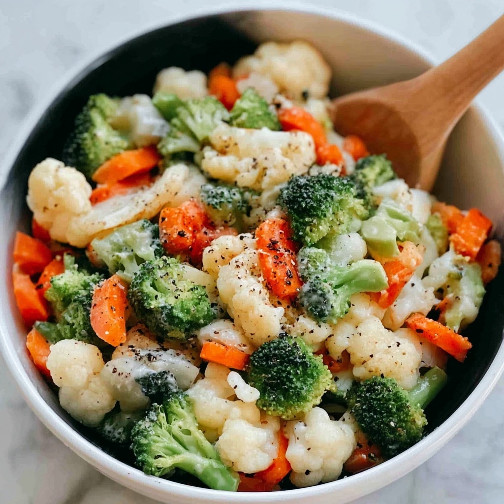Stir-Fried Veggies in White Sauce Recipe - Recipe Image