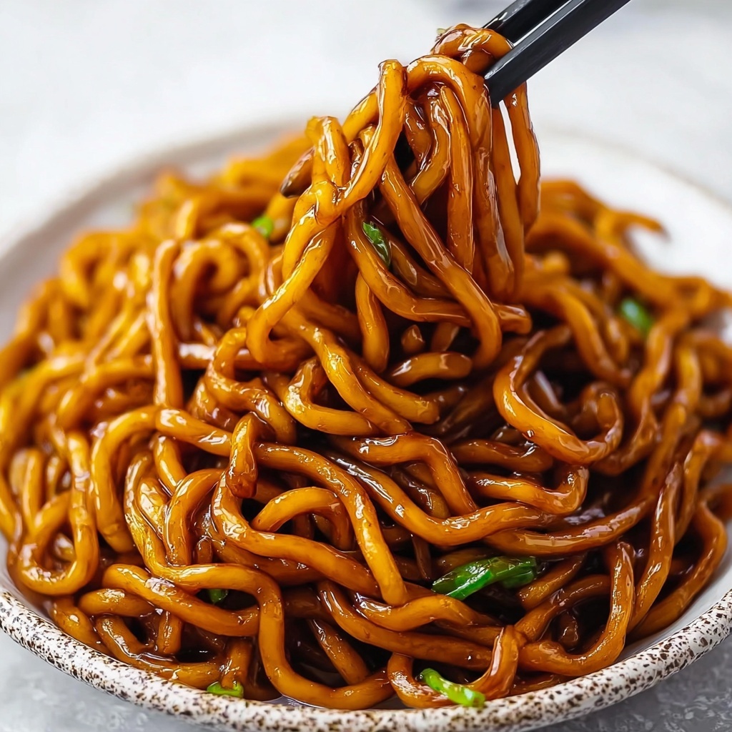 Soy Sauce Pan-Fried Noodles Recipe - Recipe Image