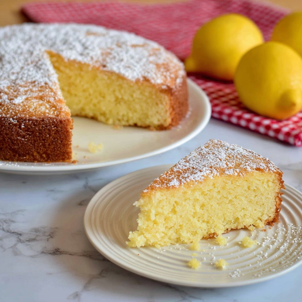 Italian Lemon Ricotta Cake Recipe - Recipe Image
