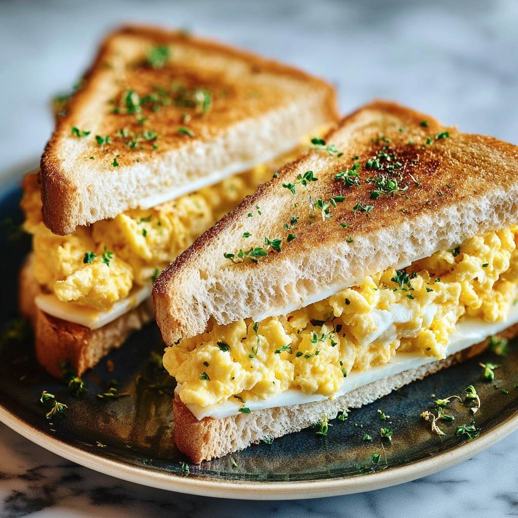 Japanese Egg Sandwich (Tamago Sando) Recipe - Recipe Image