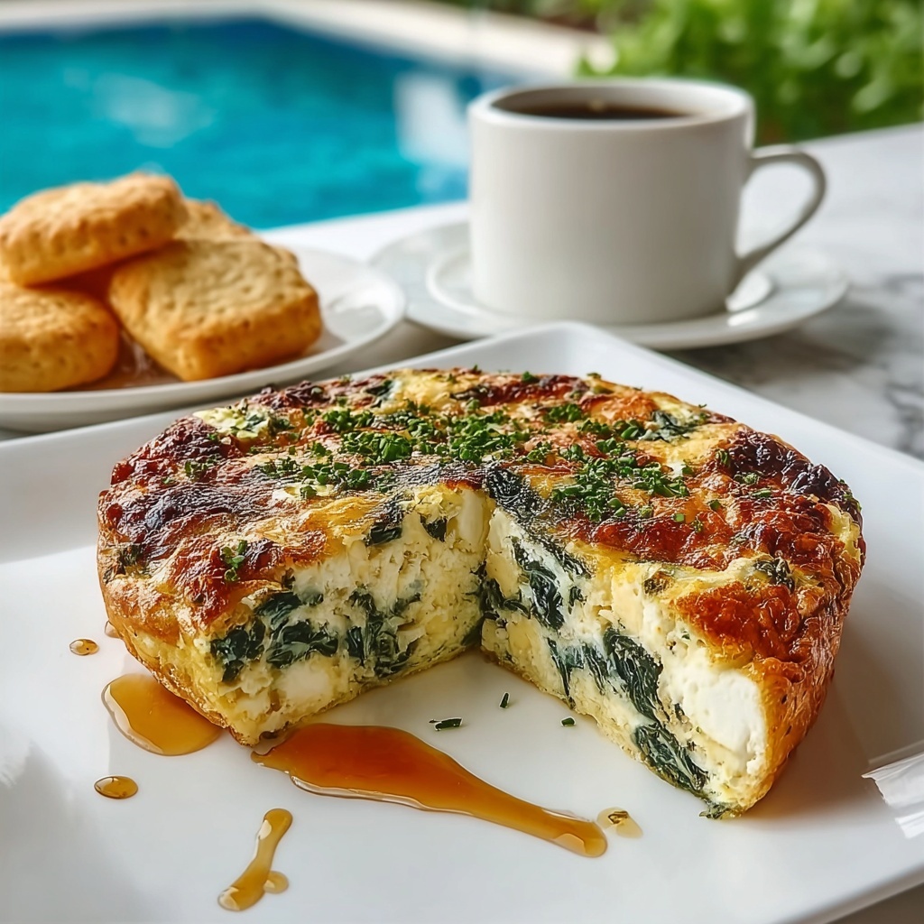 Creamy Spinach & Cottage Cheese Breakfast Bake - Recipe Image