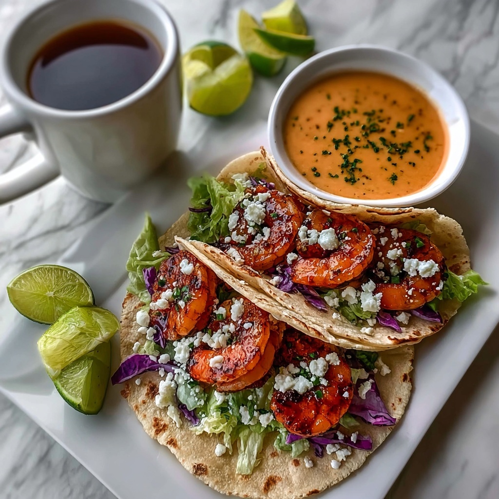 Mouthwatering Shrimp Tacos - Recipe Image