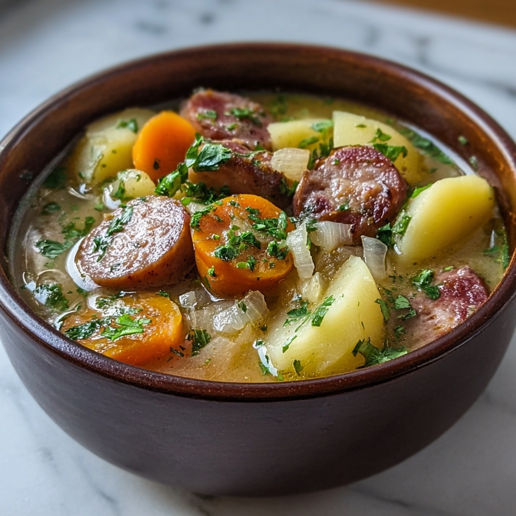 Irresistible Dublin Coddle Hearty Comforting Irish Dish Recipe - Recipe Image