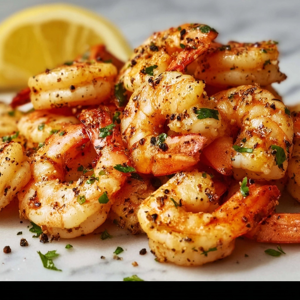Sautéed Shrimp with Garlic, Lemon, and White Wine Sauce Recipe - Recipe Image