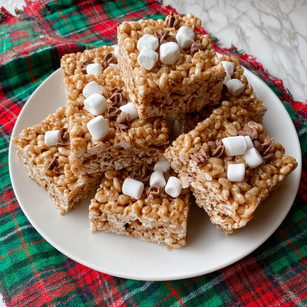 Hot Chocolate Rice Krispie Treats Recipe - Recipe Image