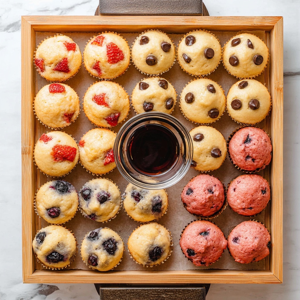 Pancakes Muffins with Toppings Recipe - Recipe Image