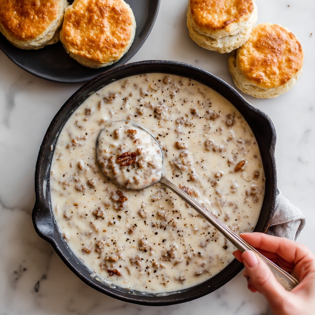 Easy Sausage Gravy Recipe - Recipe Image
