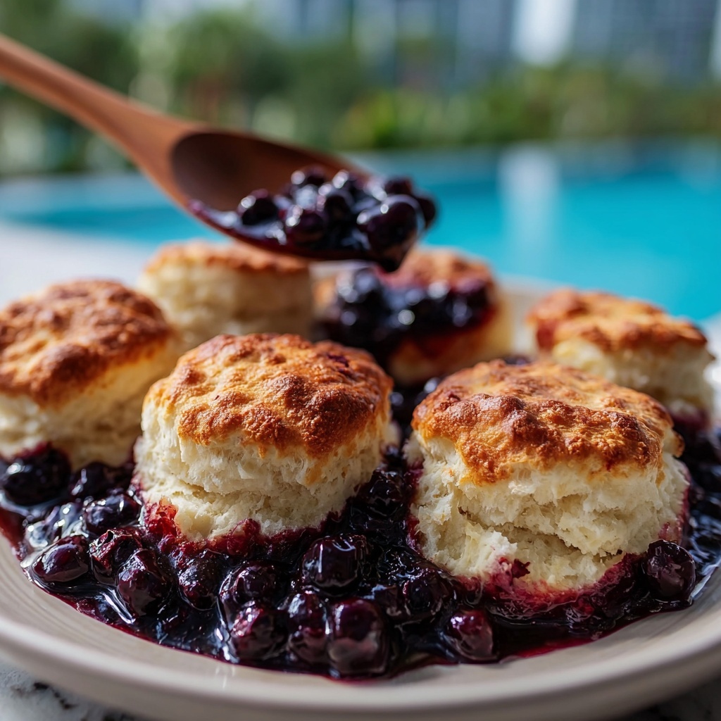Blueberry Butter Swim Biscuits Recipe - Recipe Image