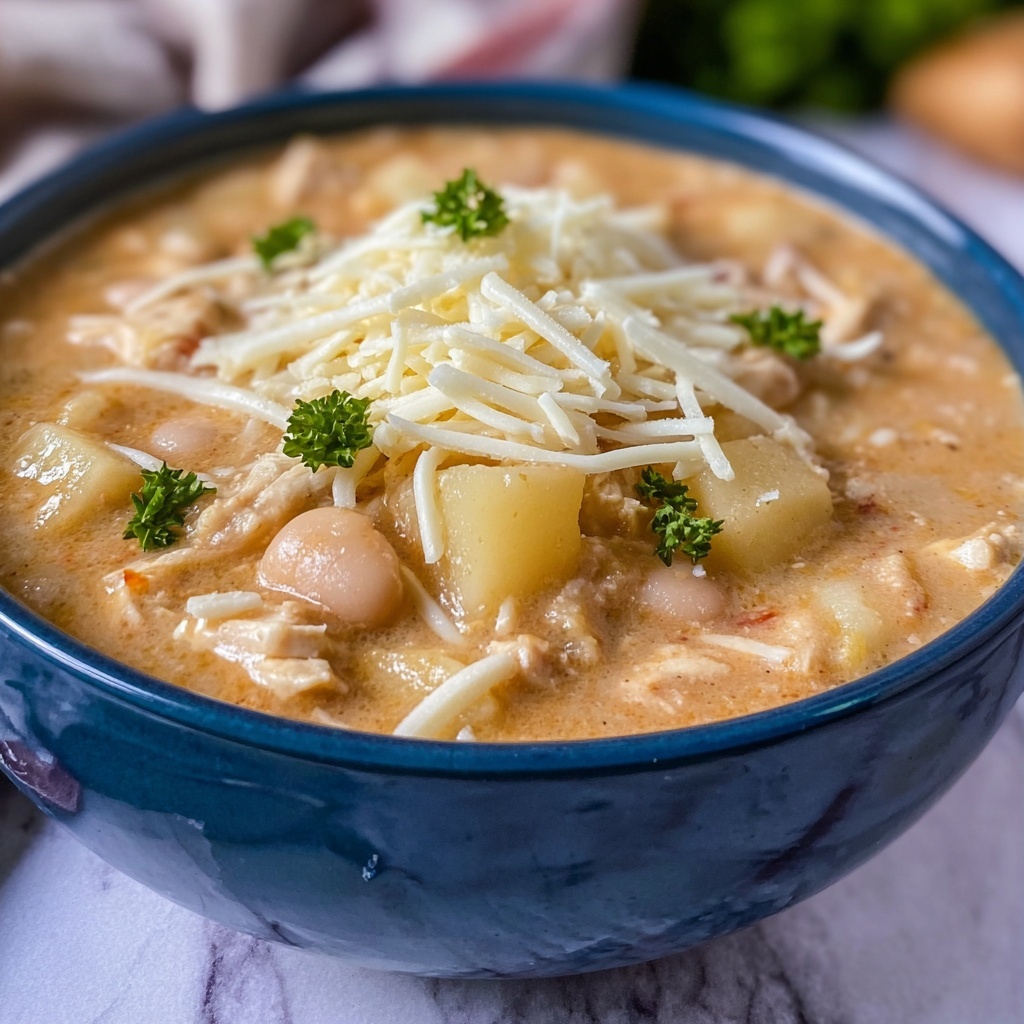 Cheddar Apple Chicken Chili Recipe - Recipe Image