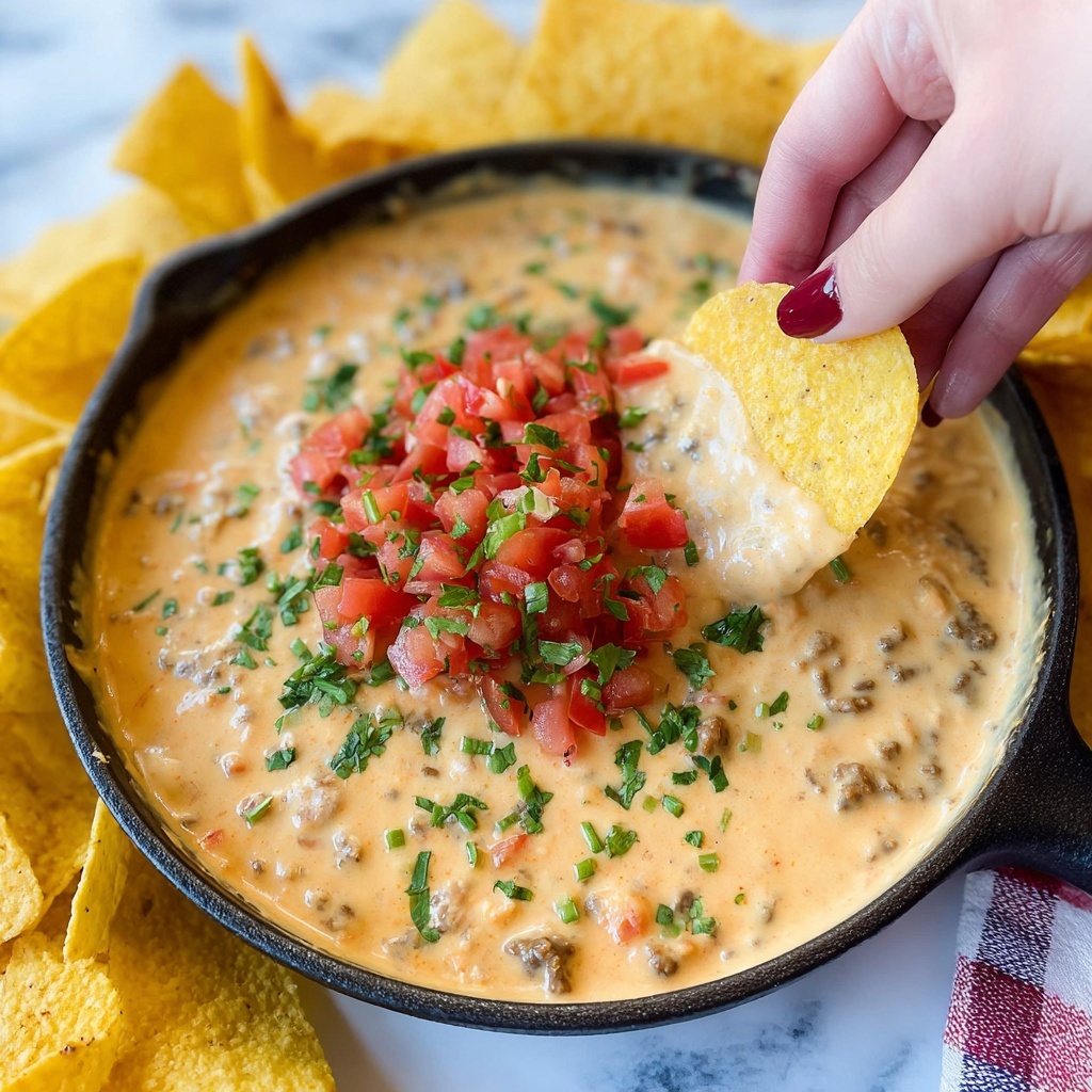 Rotel Dip with Ground Beef and Velveeta Recipe - Recipe Image