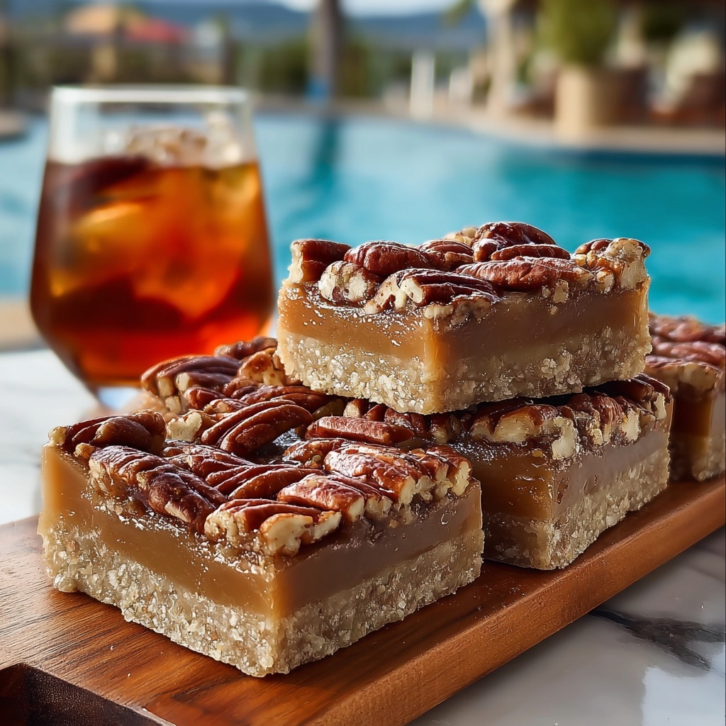 Lazy Girl Pecan Pie Bars Recipe - Recipe Image