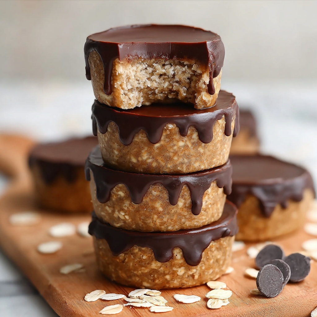 No Bake Peanut Butter Oat Cups Recipe - Recipe Image