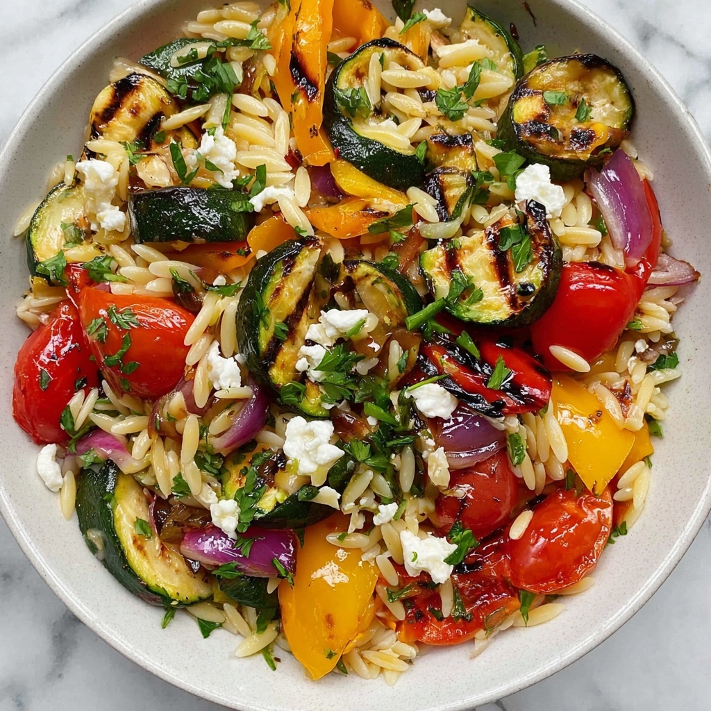 Roasted Vegetable Orzo Recipe - Recipe Image
