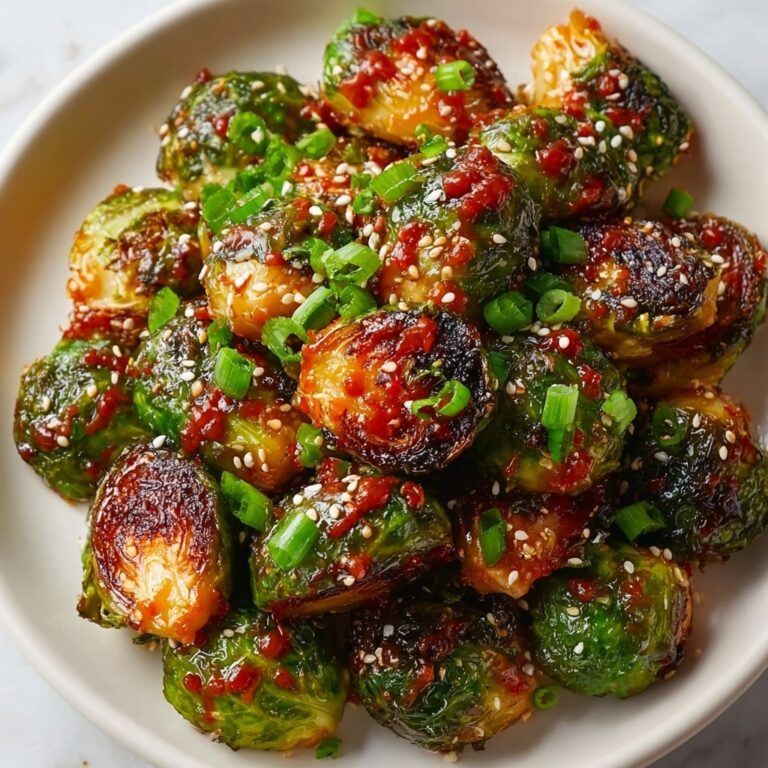 Honey Sriracha Brussels Sprouts Recipe