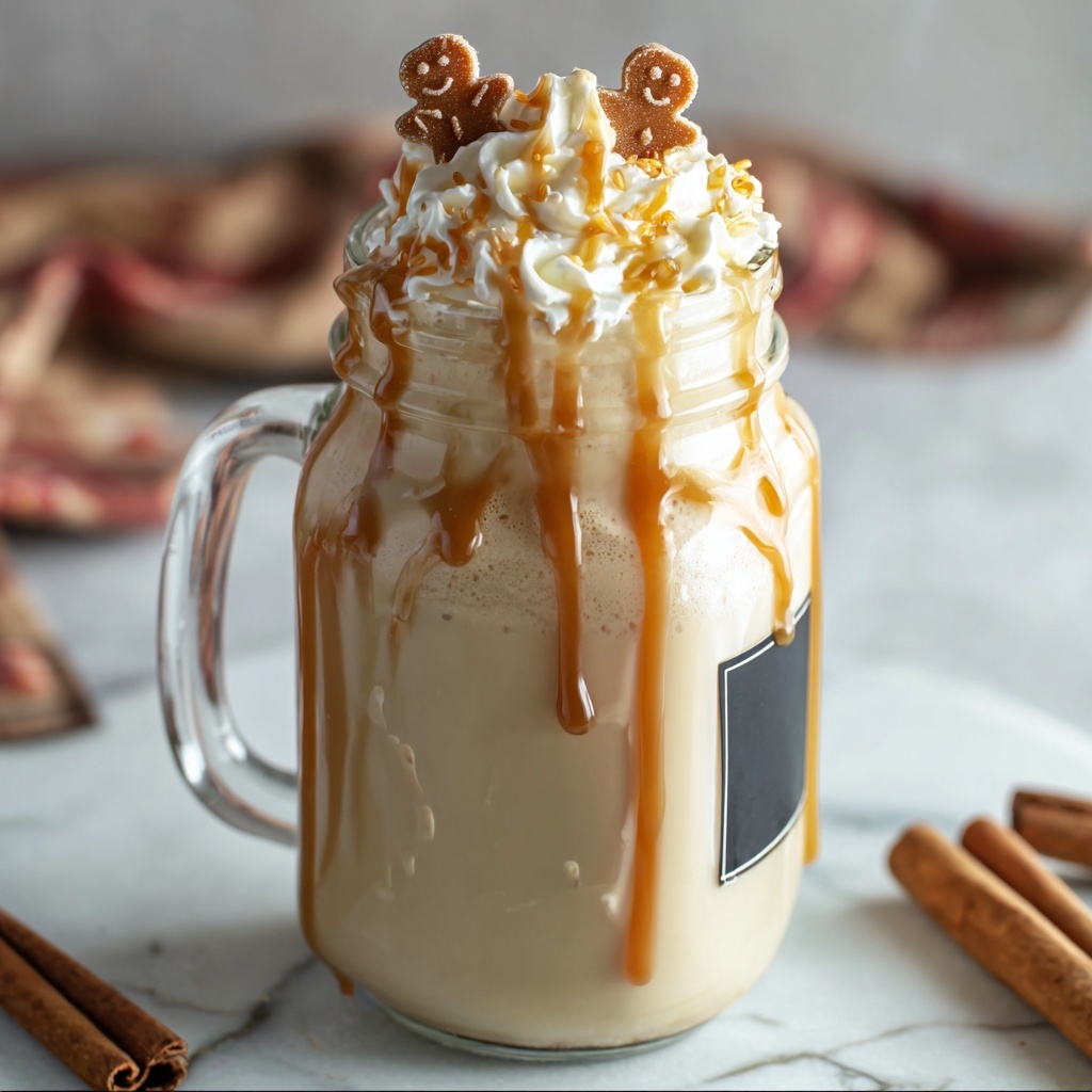 Slow Cooker Gingerbread Latte (Starbucks Copycat) Recipe - Recipe Image