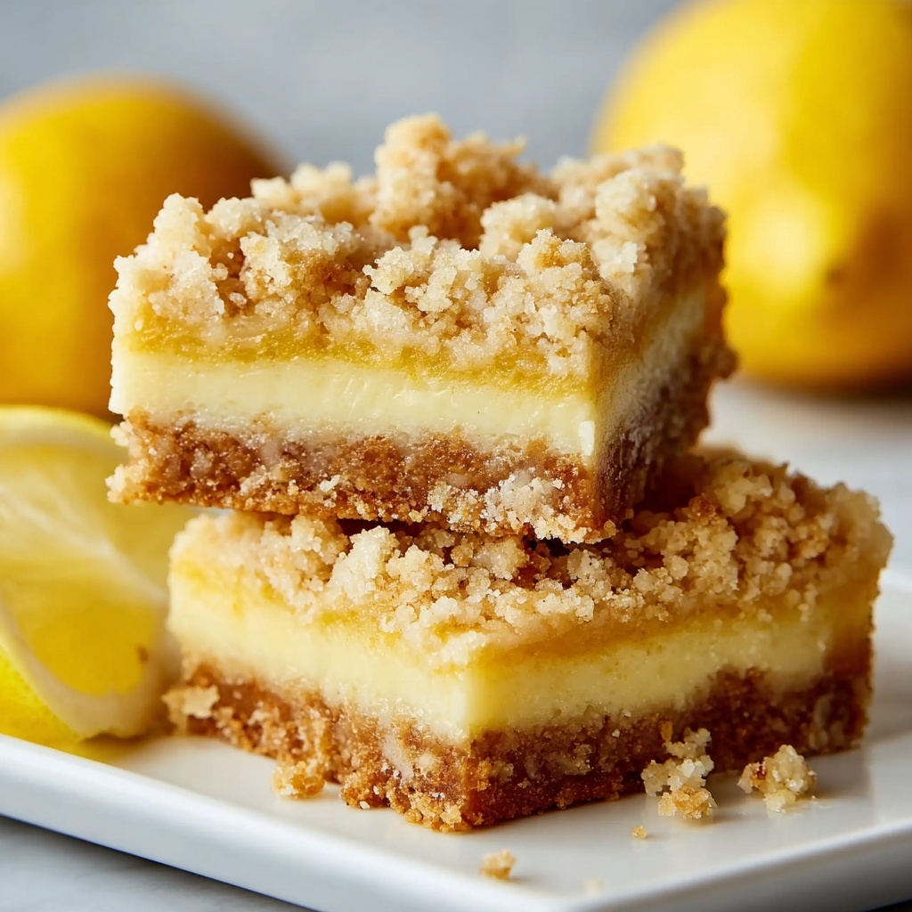 Homemade Lemon Crumb Bars Recipe - Recipe Image