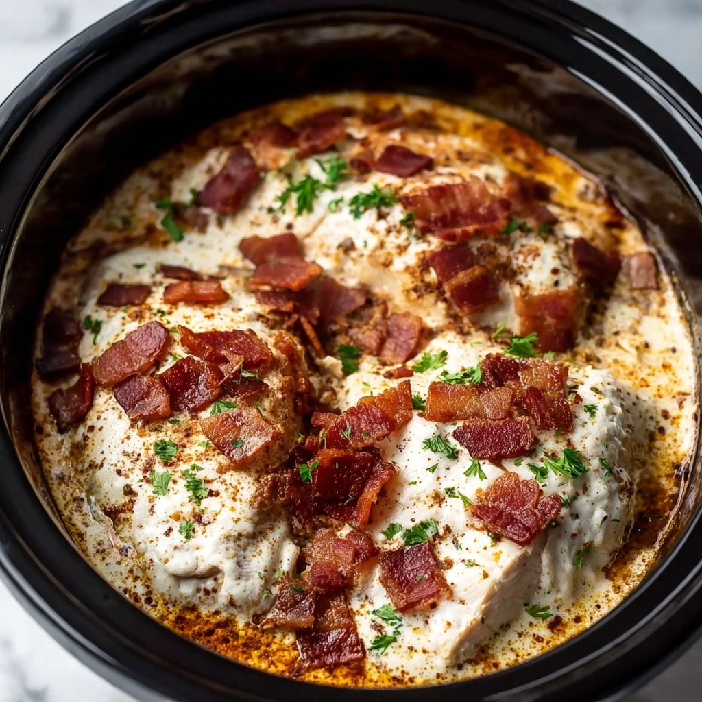 Slow Cooker 3-Ingredient Crack Chicken Recipe - Recipe Image