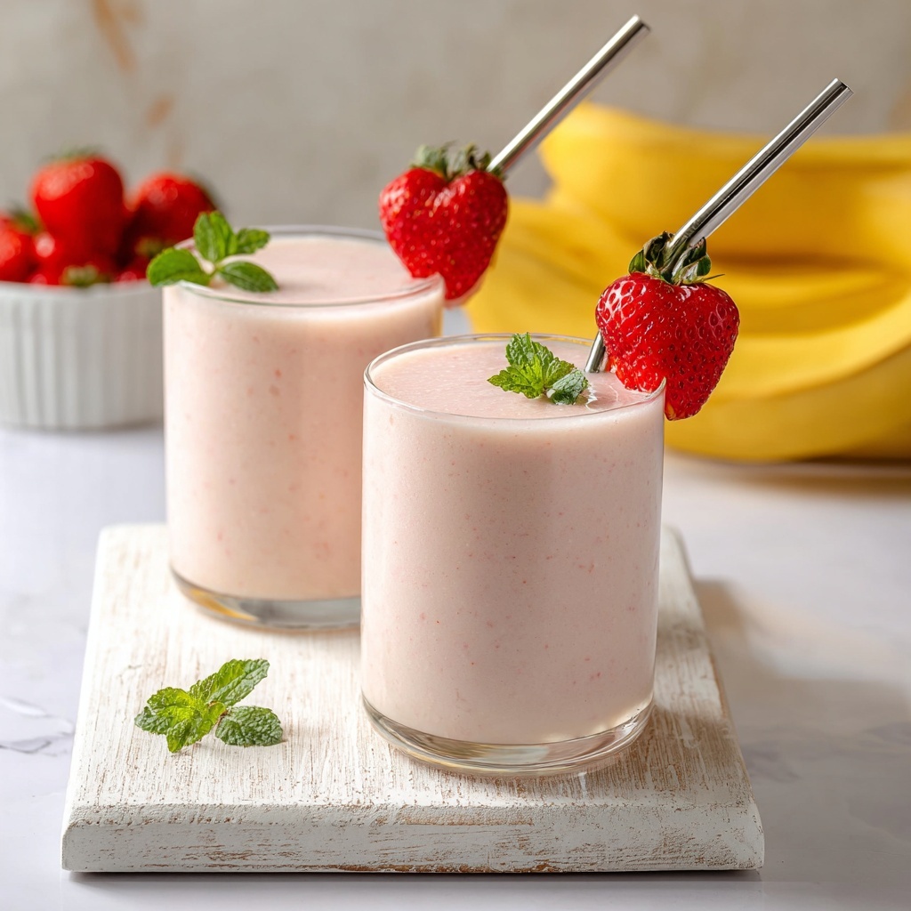 Strawberry Avocado Smoothie Recipe - Recipe Image