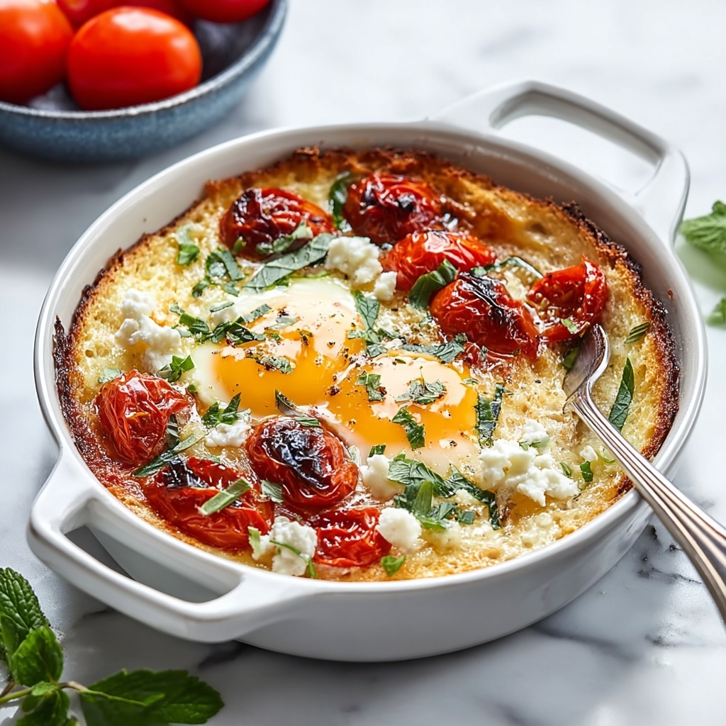 Baked Feta Eggs Recipe for a Flavor-Packed Brunch Delight Recipe - Recipe Image