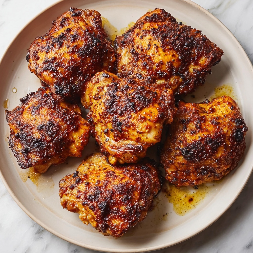 Delicious Ethiopian Chicken Thighs with Berbere Spice Recipe - Recipe Image