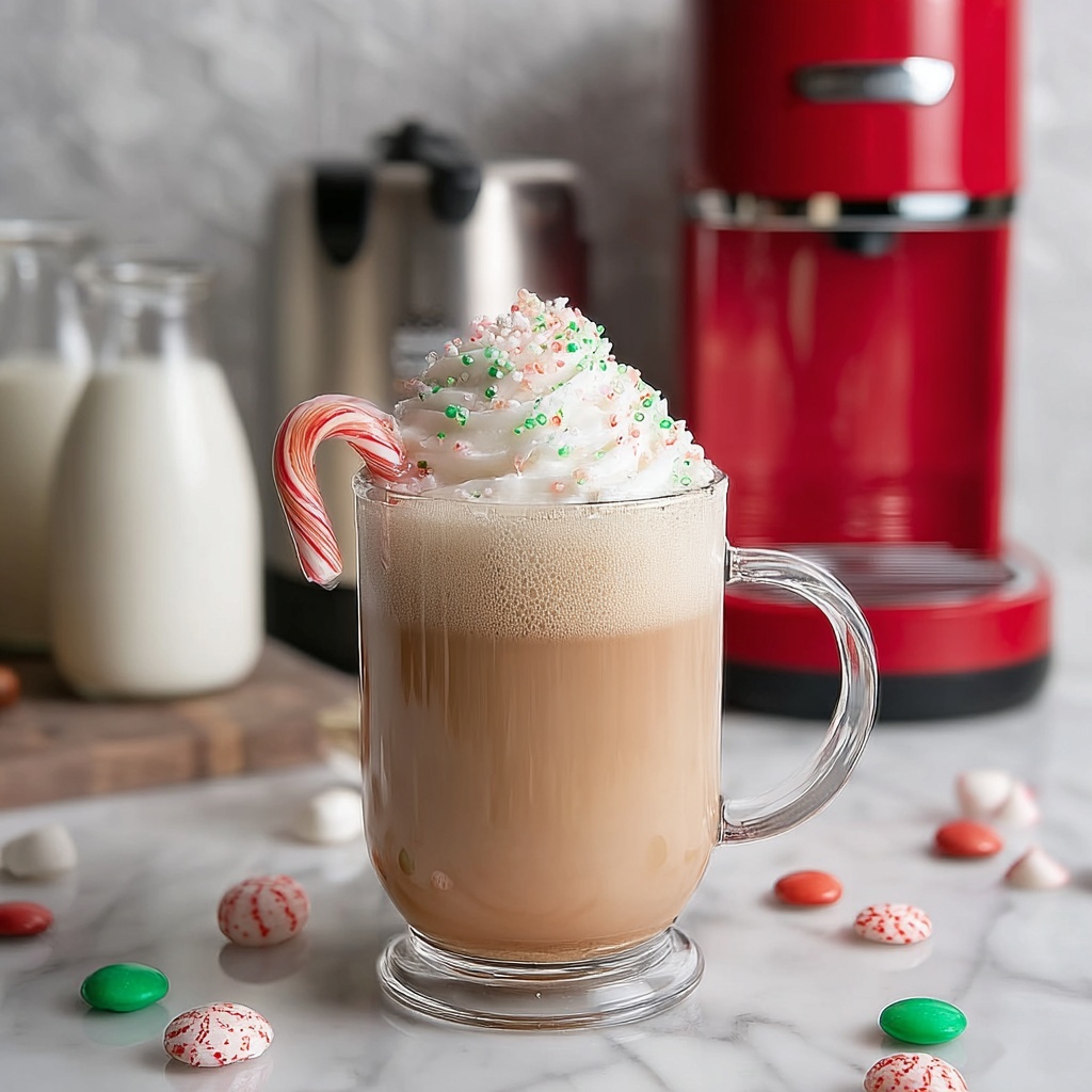 Peppermint Marshmallow Latte Recipe - Recipe Image