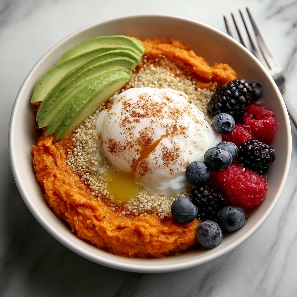 Sweet Potato Breakfast Bowls with Quinoa, Avocado, and Greek Yogurt Recipe - Recipe Image