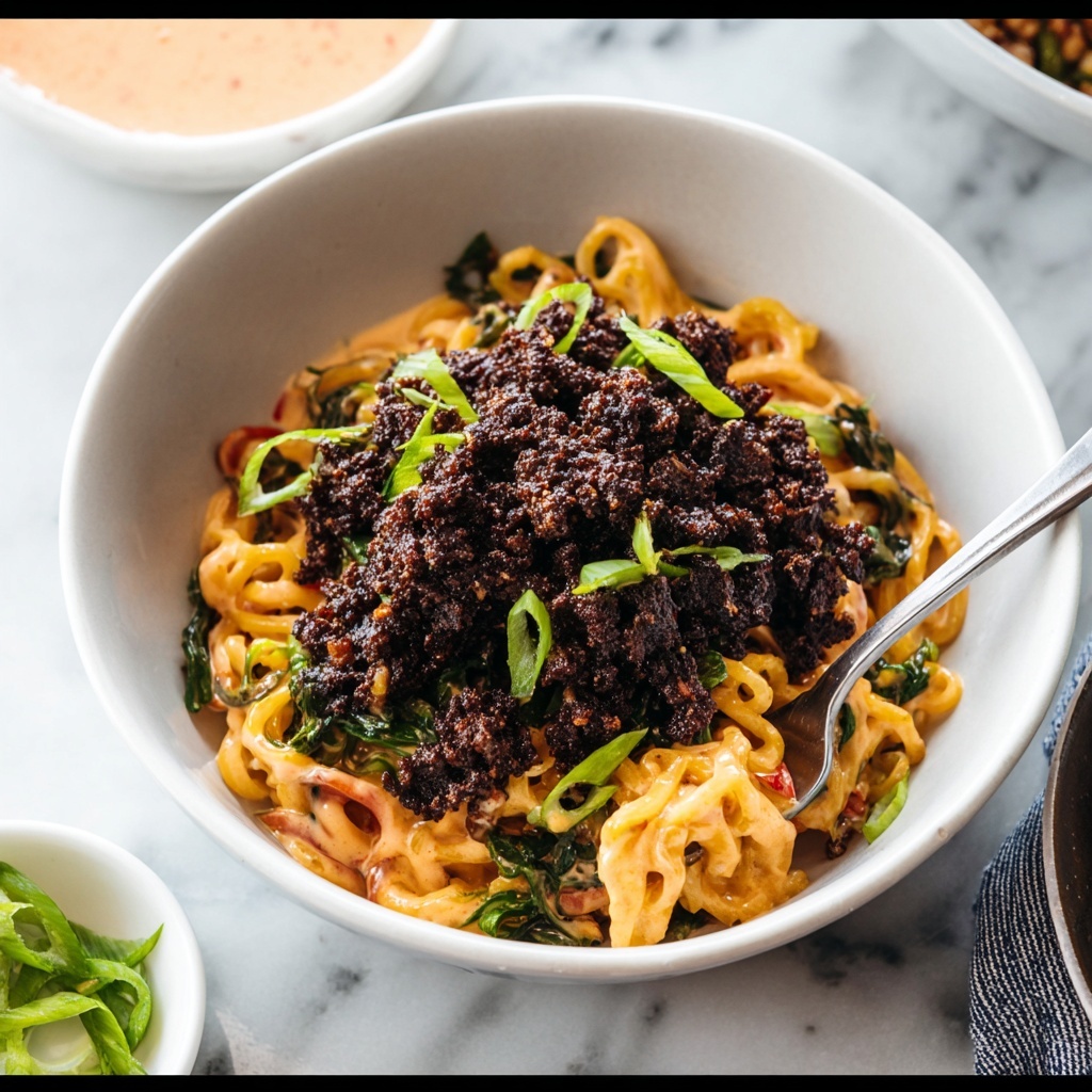 Caramelized Beef and Peanut Noodles Recipe - Recipe Image
