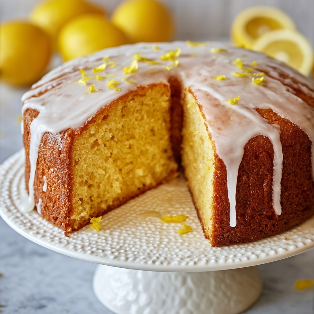 Italian Lemon Pound Cake Recipe - Recipe Image