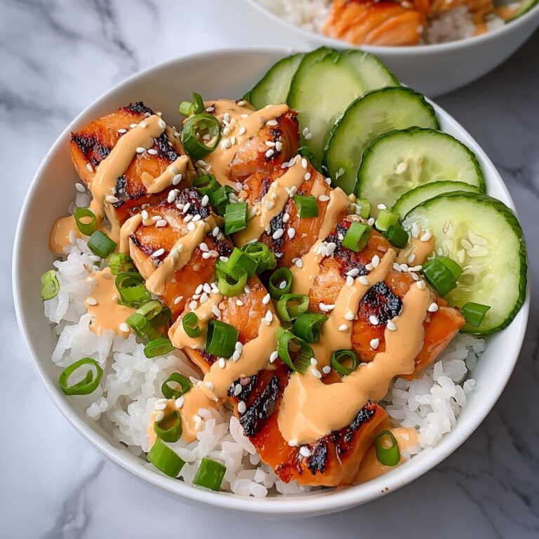 Spicy Salmon Rice Bowl Recipe