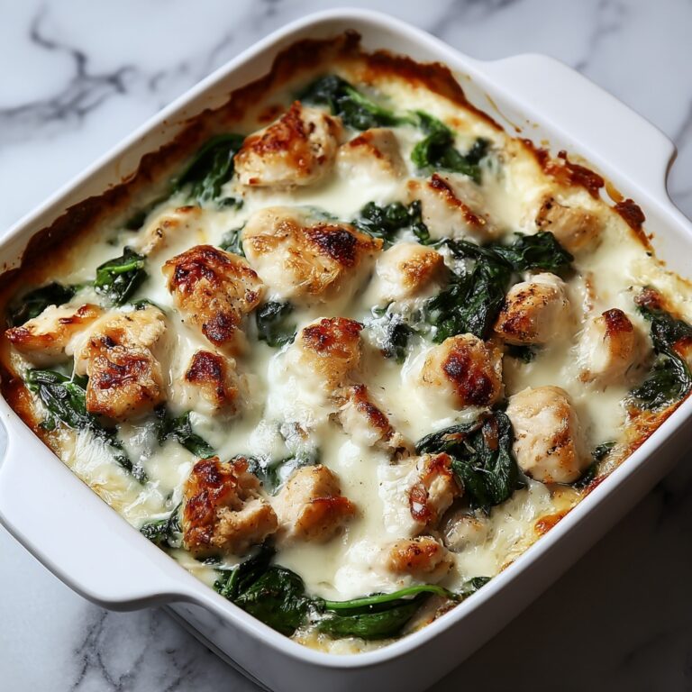Chicken and Spinach Casserole with Cream Cheese Recipe