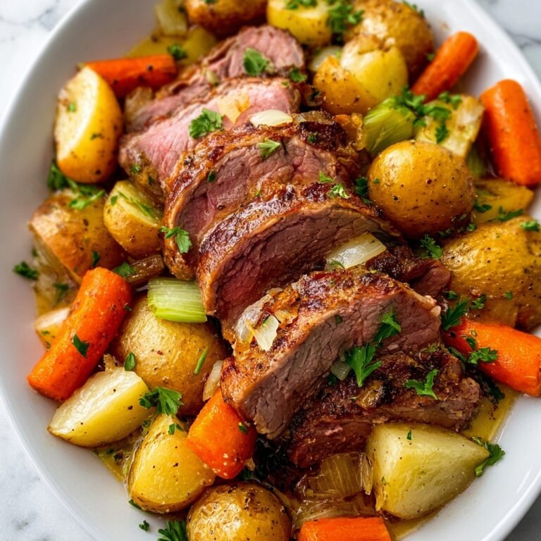 Hearty Corned Beef and Cabbage with Roasted Potatoes and Horseradish Sauce Recipe