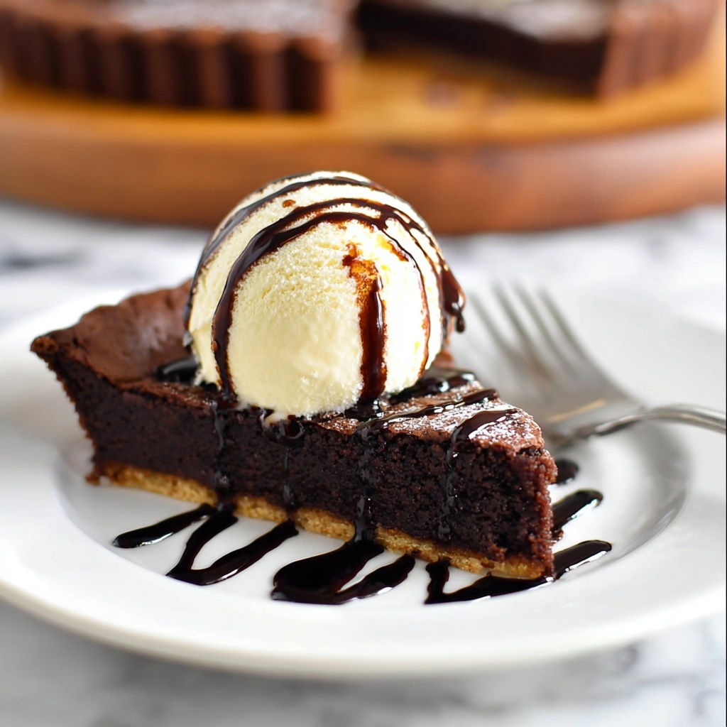 Chocolate Brownie Pie Recipe - Recipe Image