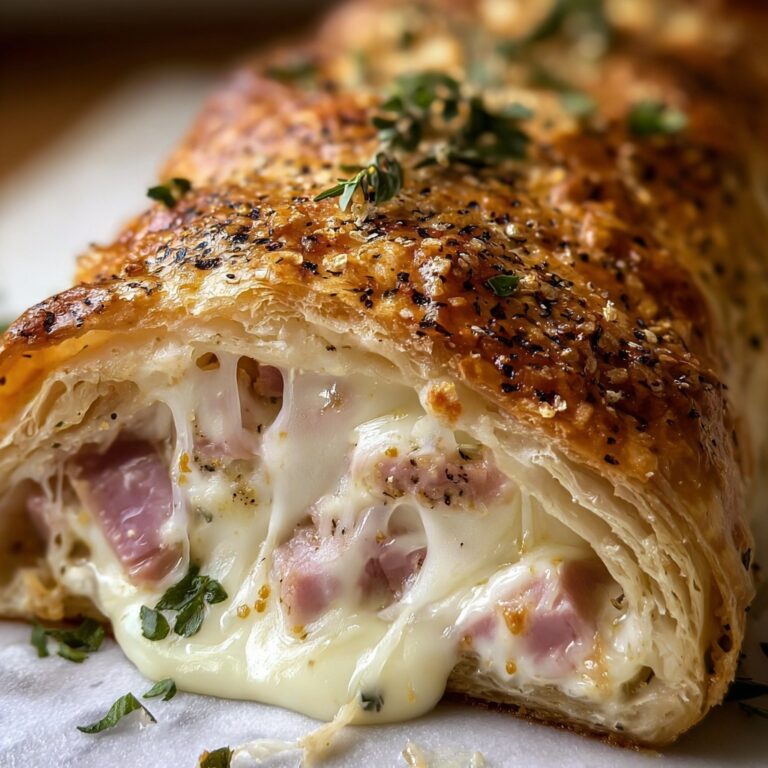 Chicken Cordon Bleu Stromboli Recipe
