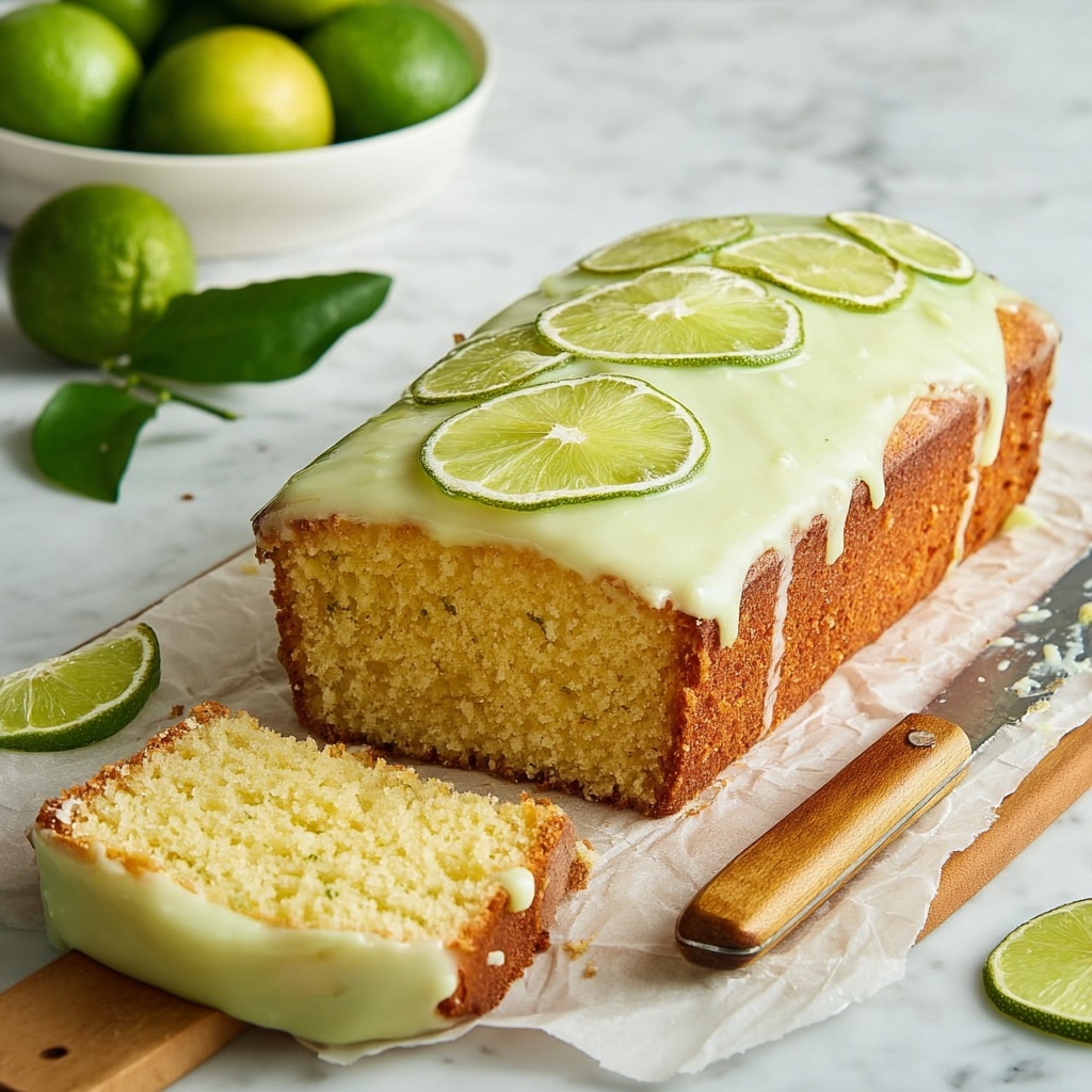 Vegan Lime Pound Cake Recipe - Recipe Image