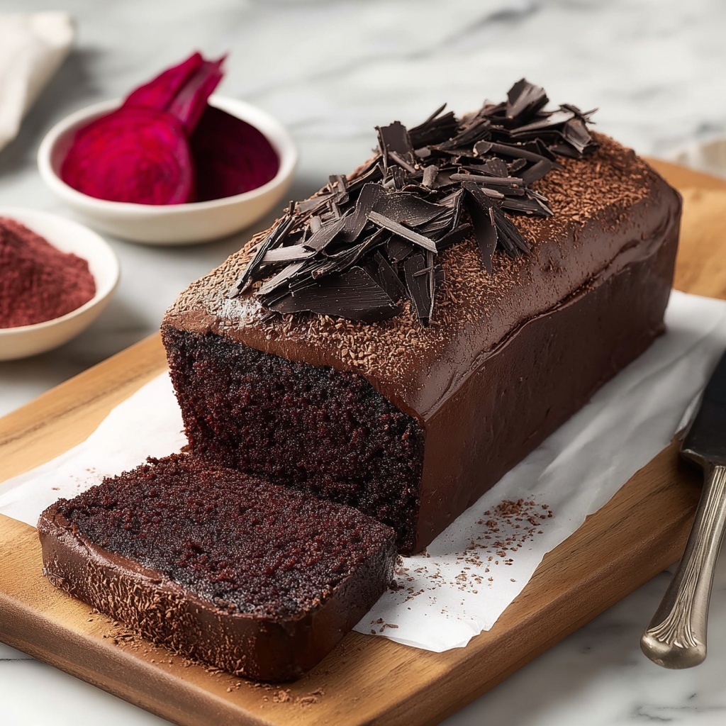 Vegan Beetroot Chocolate Cake Recipe - Recipe Image