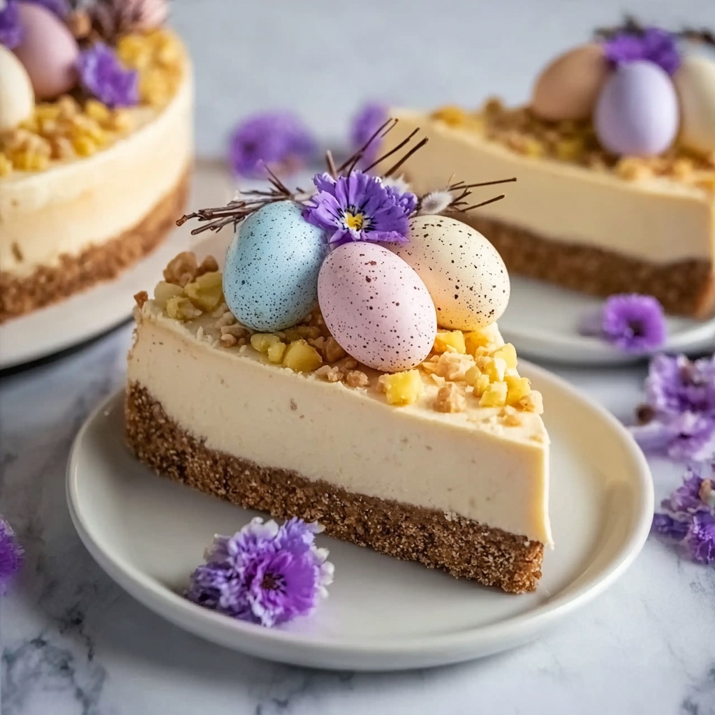 Easter Egg Cheesecake Recipe - Recipe Image