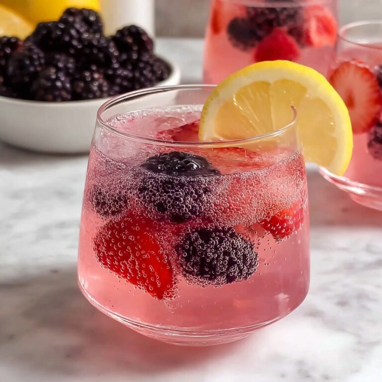 Strawberry Sparkler Mocktail Recipe