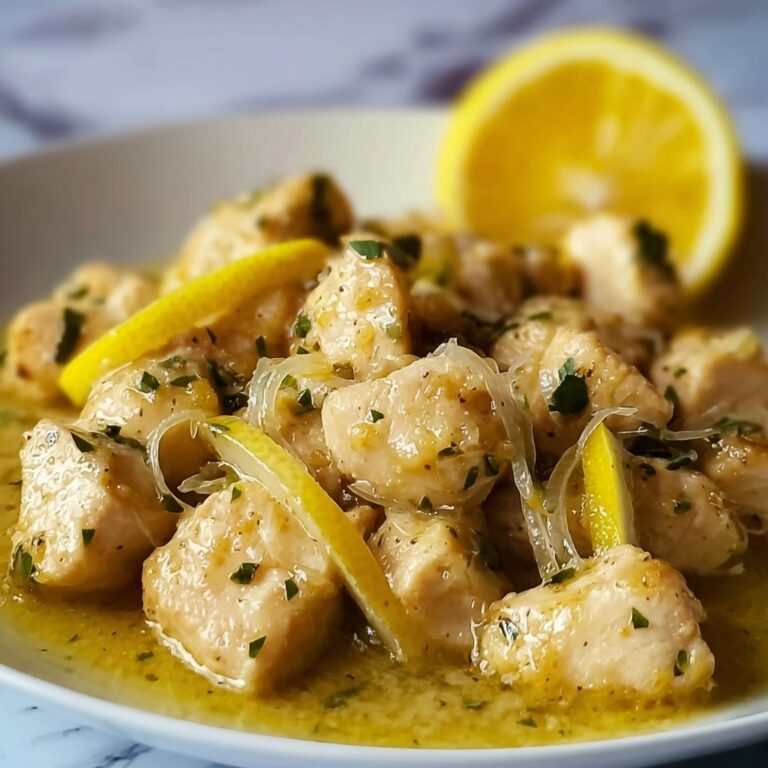 Garlic Butter Chicken Scampi with Lemon Recipe