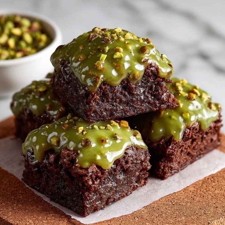 Pistachio Ferrero Rocher Brownies Recipe