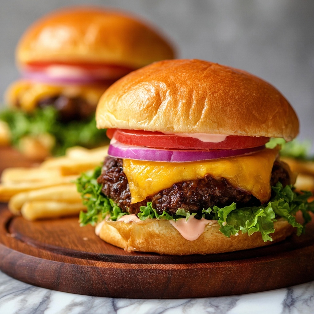 The Best Ever Cheeseburgers Recipe - Recipe Image