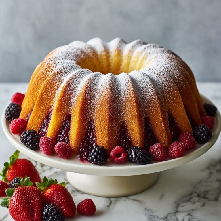One-Bowl Jam Doughnut Cake Recipe
