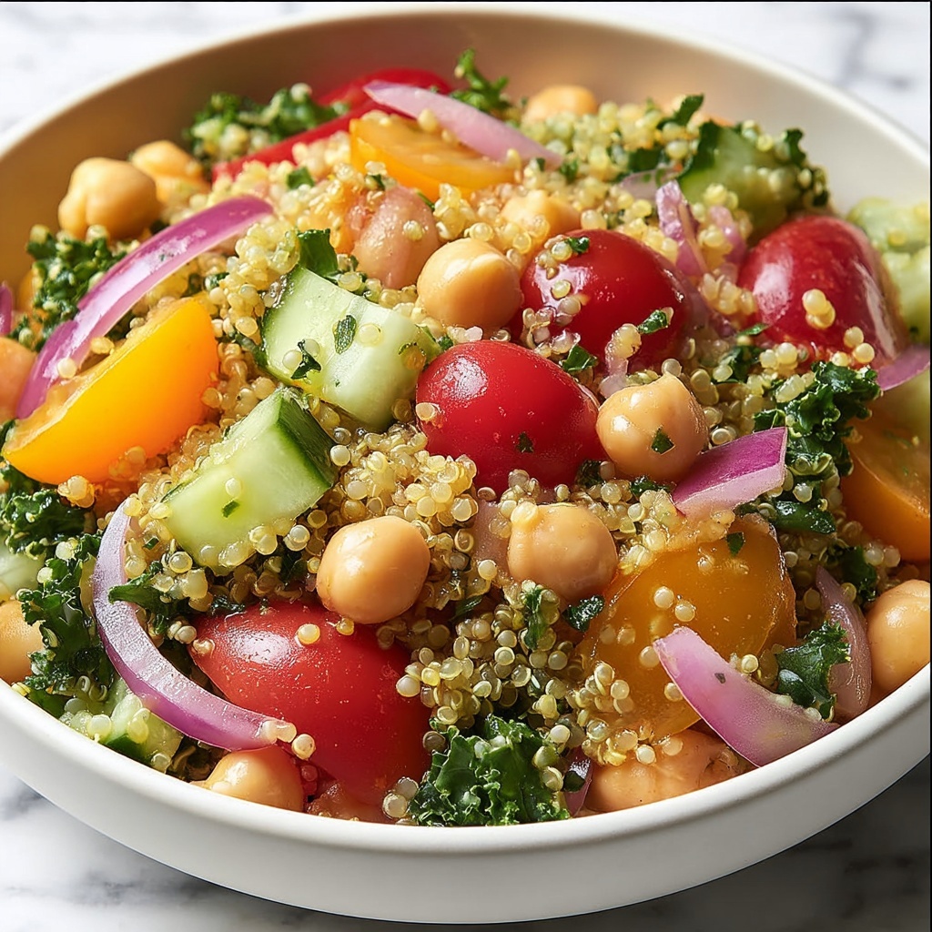 Quinoa Chickpea Power Bowl Recipe - Recipe Image