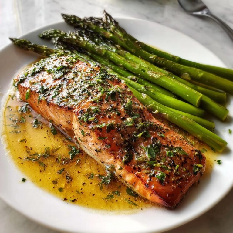 Lemon Dill Roasted Salmon and Asparagus Recipe