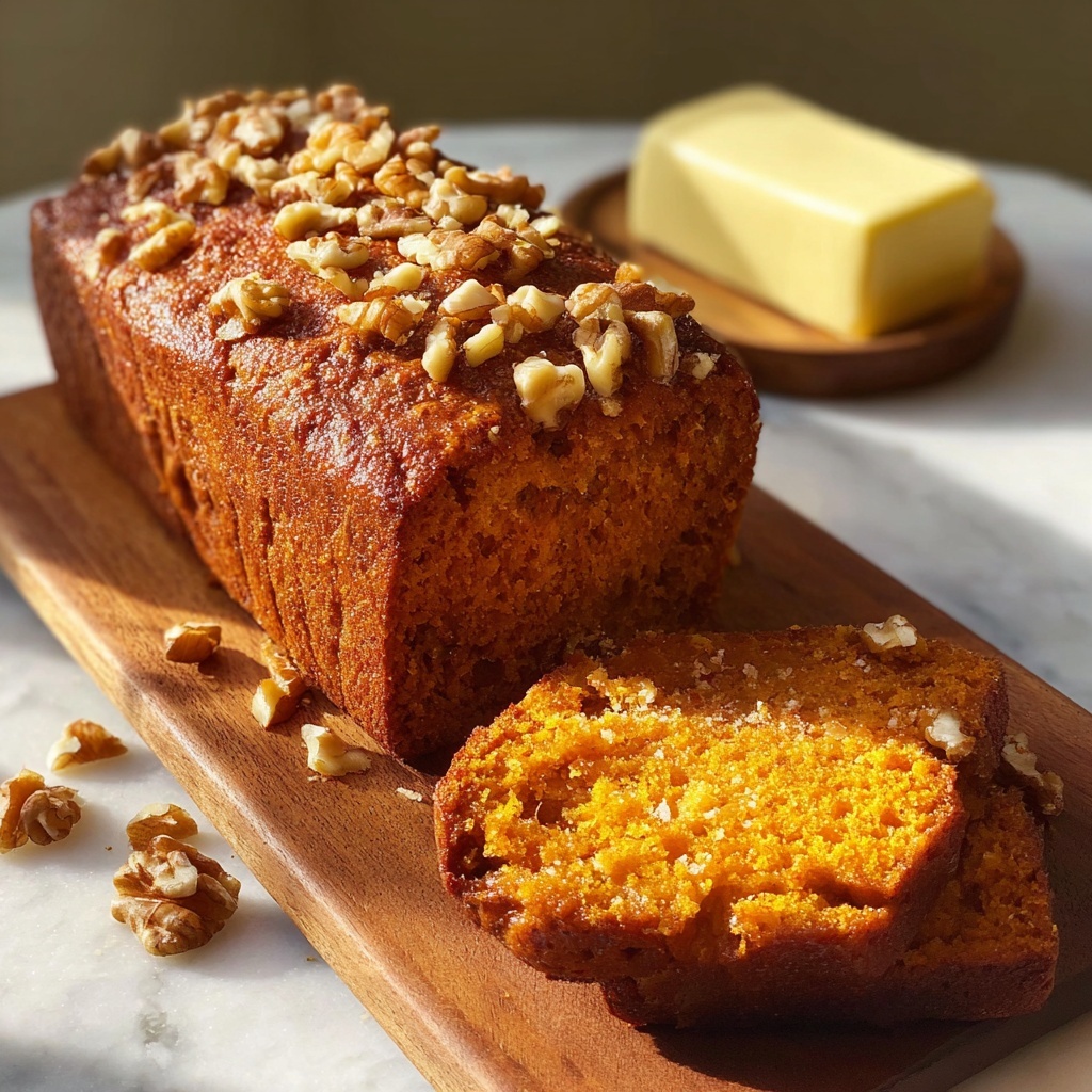 Pumpkin Bread with Walnuts Recipe - Recipe Image