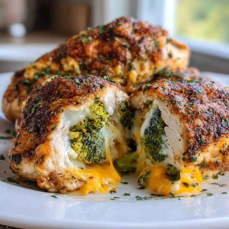 Broccoli Cheese Stuffed Chicken Breast Recipe