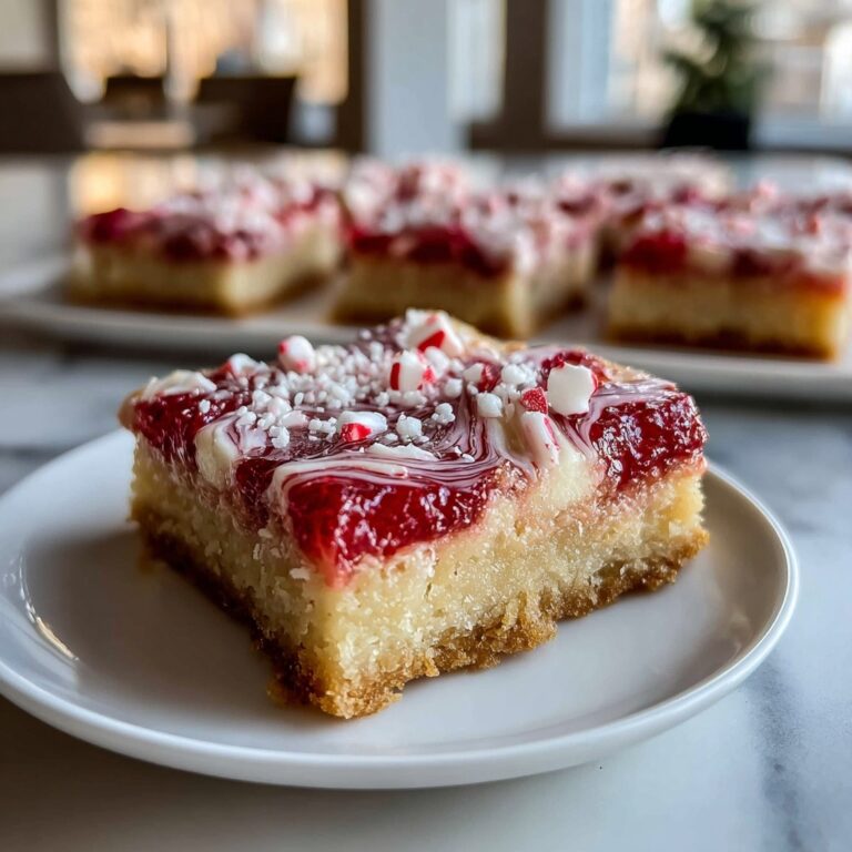 Candy Cane Kiss Sugar Cookie Bars: A Festive Holiday Delight Recipe