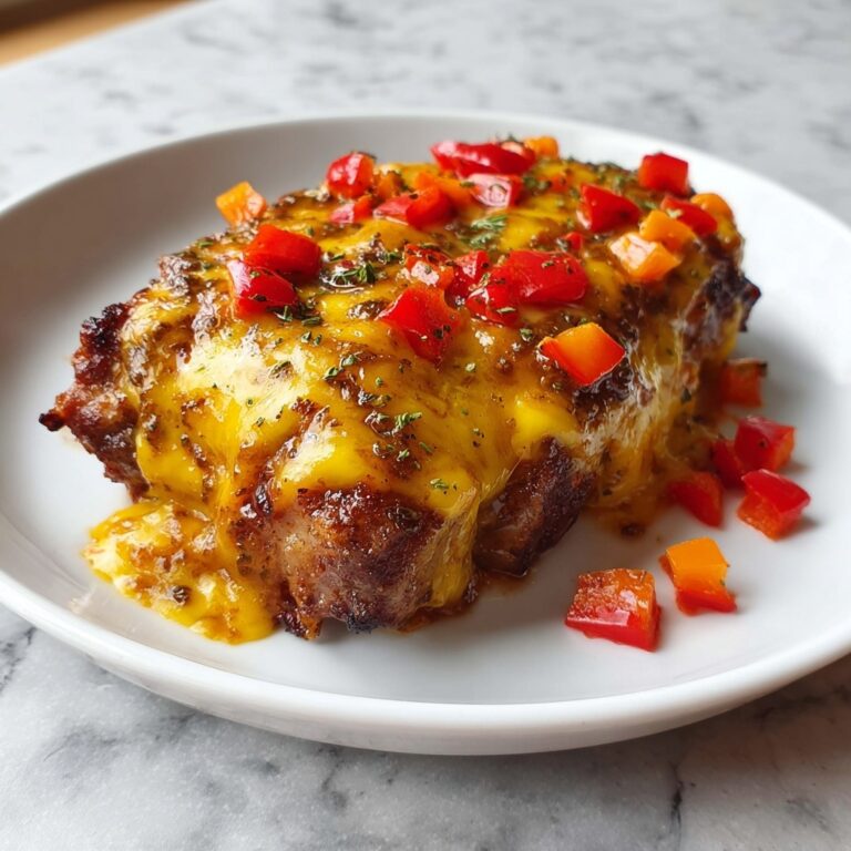 Cheesy Baked Chicken and Peppers Recipe
